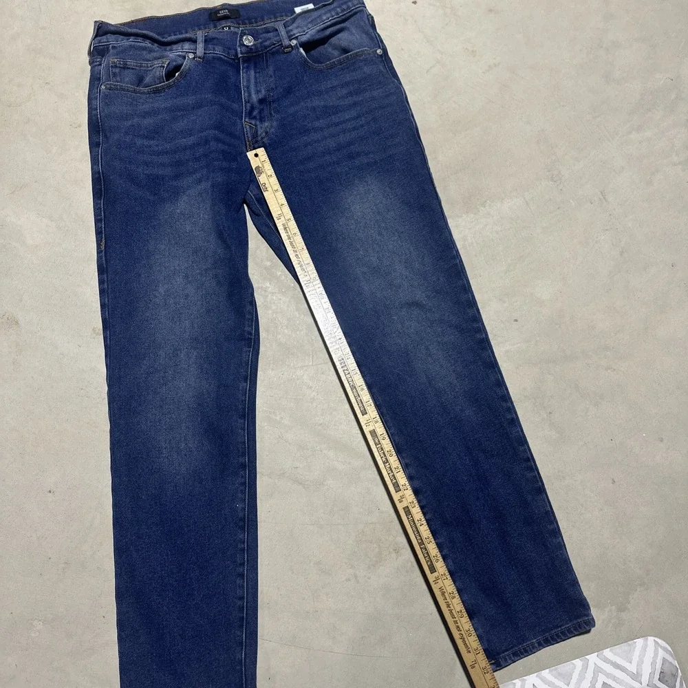 True Religion Geno Blue Denim Jeans Relaxed Slim Light Wash Men's SZ 34x32